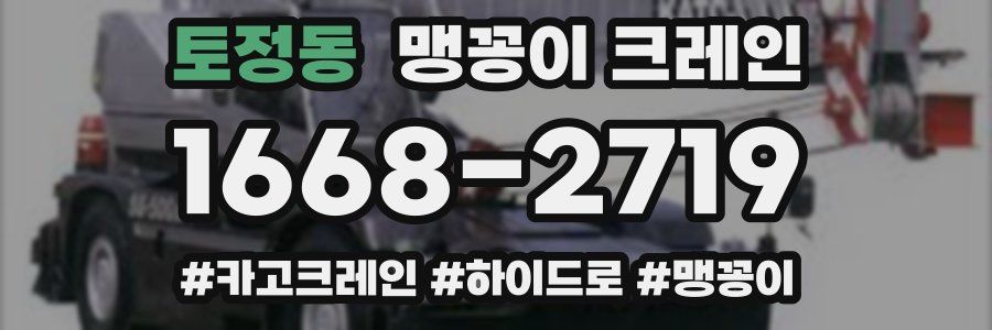 토정동 맹꽁이 크레인