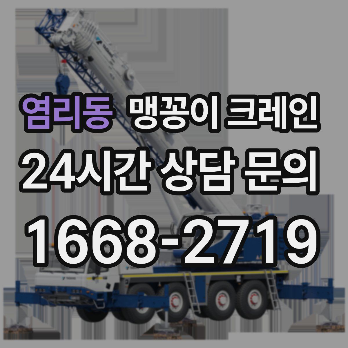염리동 맹꽁이 크레인