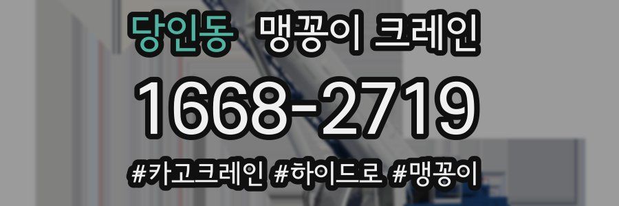 당인동 맹꽁이 크레인