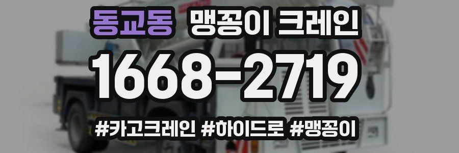 동교동 맹꽁이 크레인