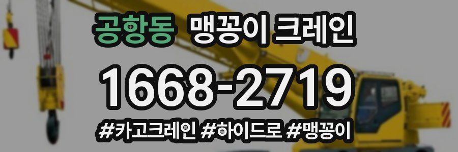 공항동 맹꽁이 크레인