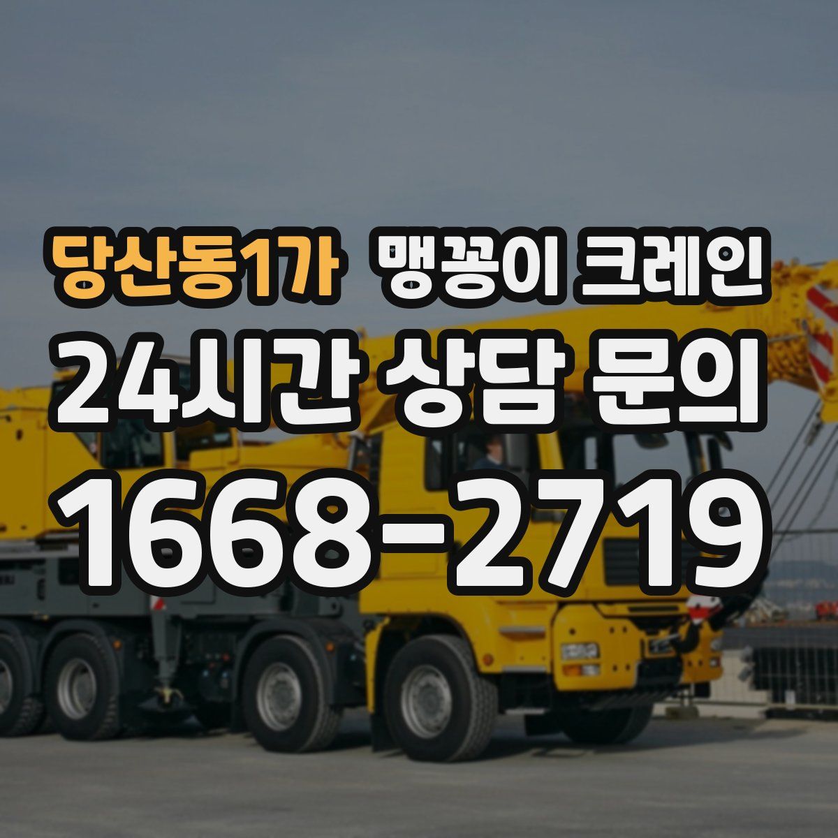 당산동1가 맹꽁이 크레인