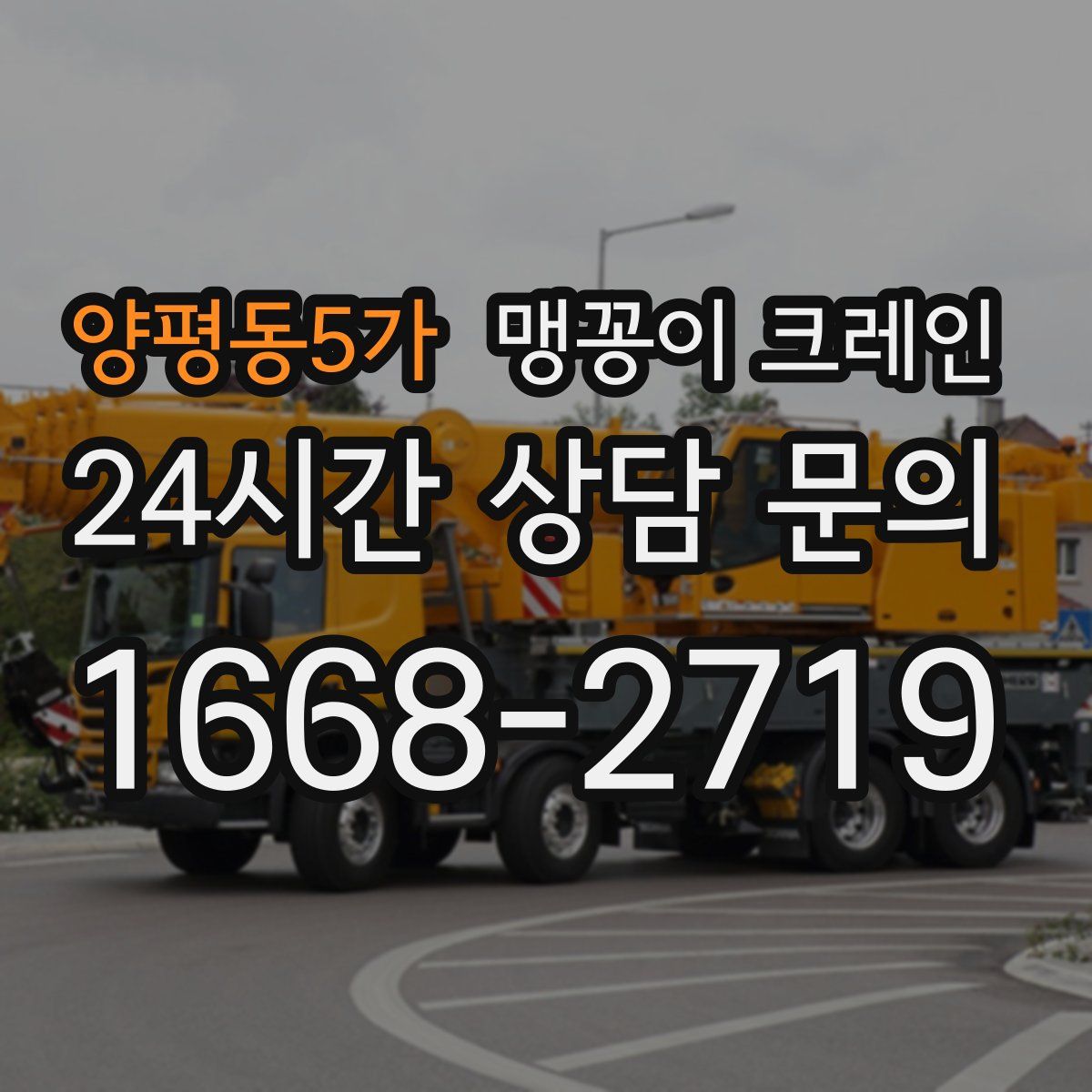 양평동5가 맹꽁이 크레인