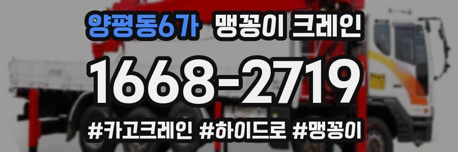 양평동6가 맹꽁이 크레인