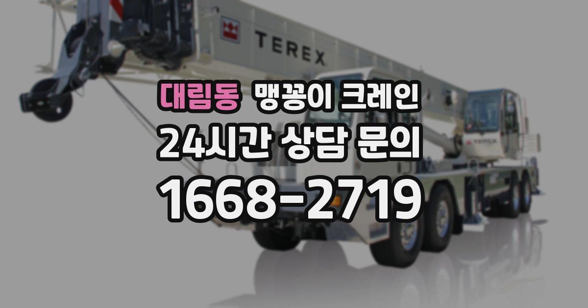 대림동 맹꽁이 크레인