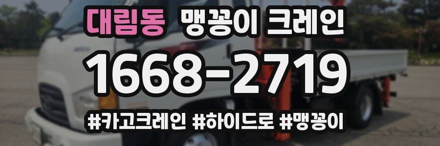 대림동 맹꽁이 크레인