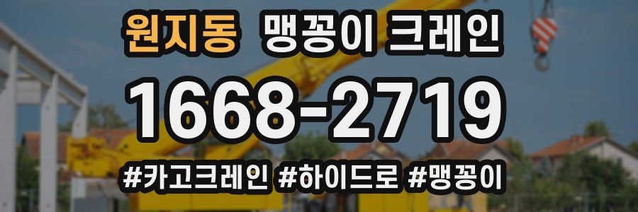 원지동 맹꽁이 크레인