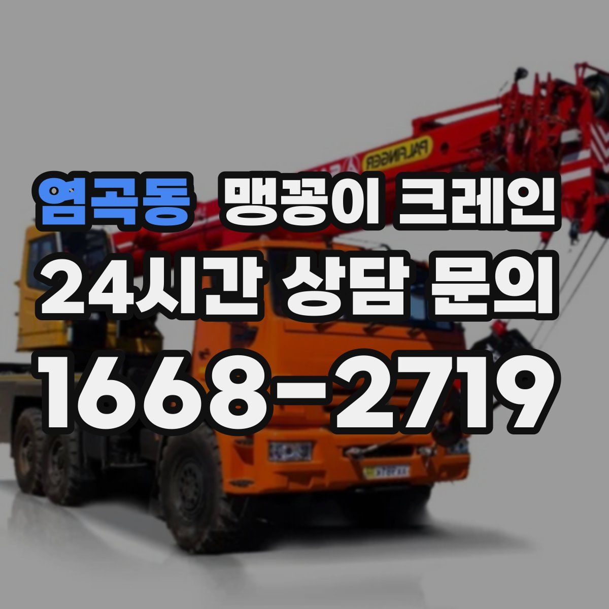 염곡동 맹꽁이 크레인