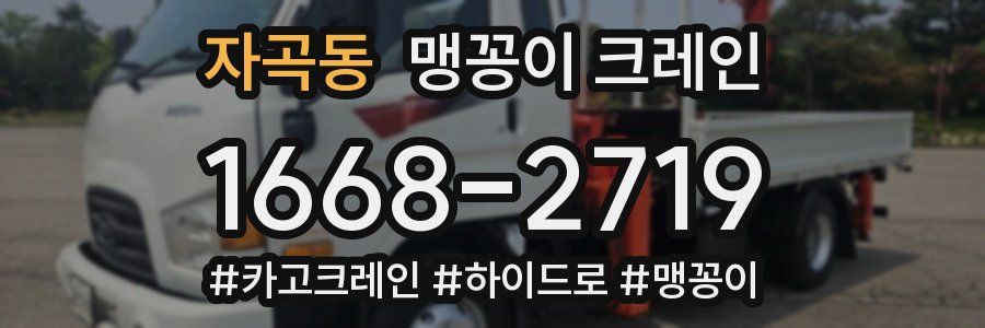 자곡동 맹꽁이 크레인