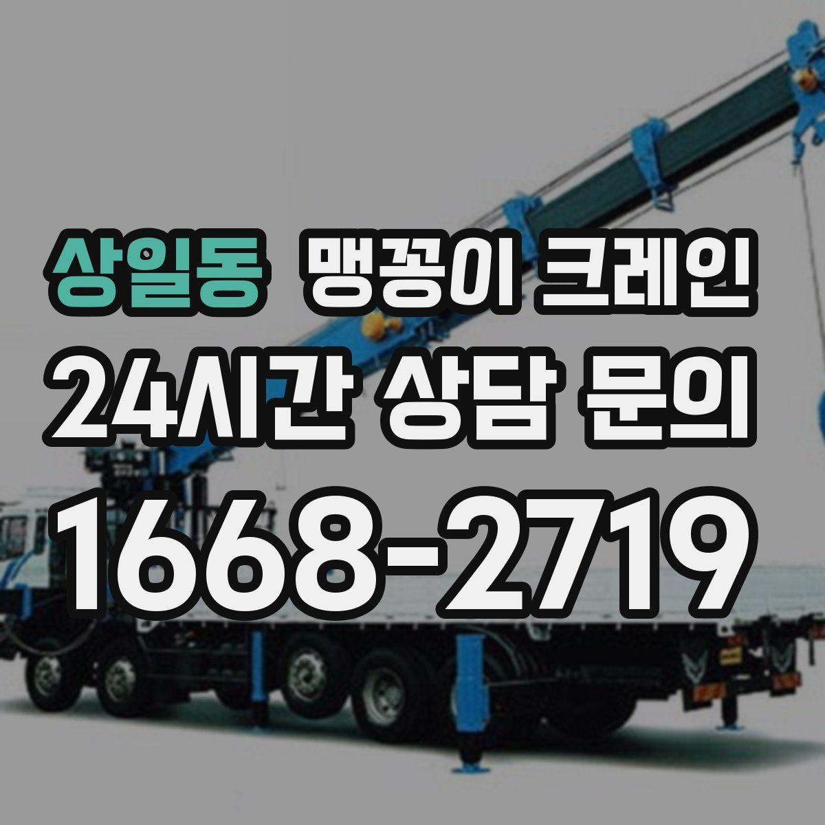상일동 맹꽁이 크레인