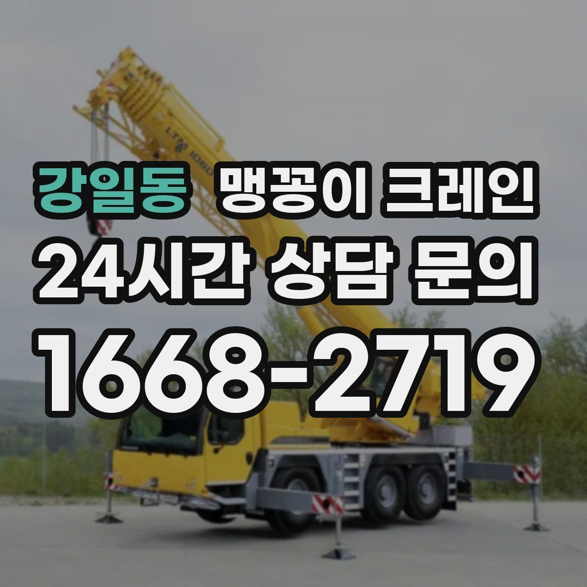 강일동 맹꽁이 크레인