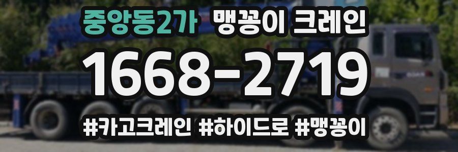 중앙동2가 맹꽁이 크레인