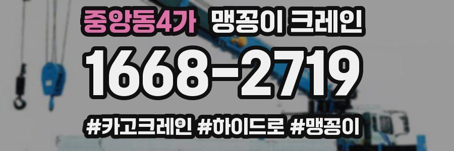 중앙동4가 맹꽁이 크레인