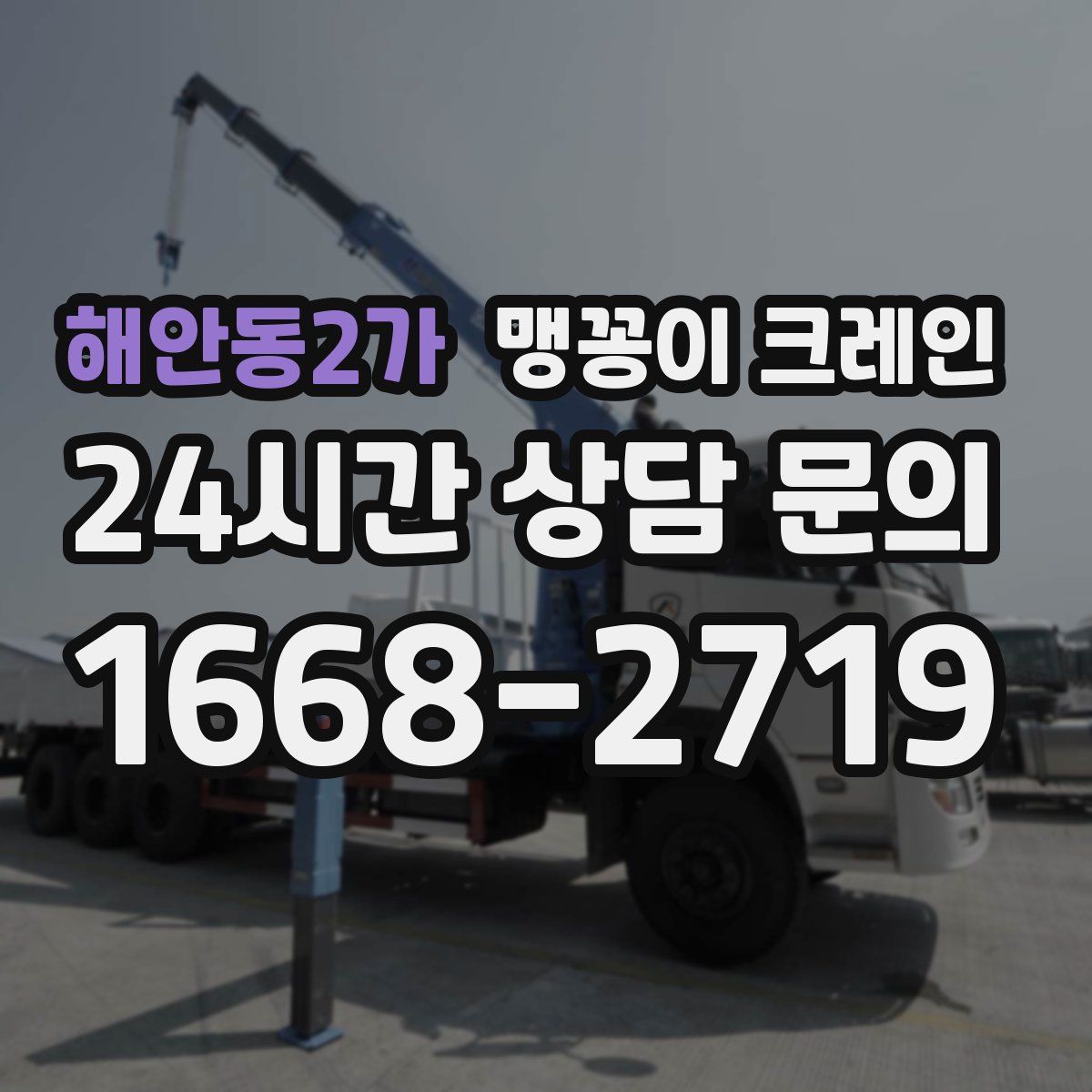 해안동2가 맹꽁이 크레인