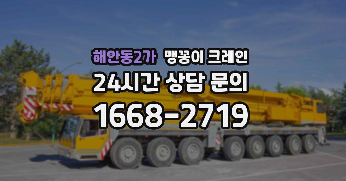 해안동2가 맹꽁이 크레인