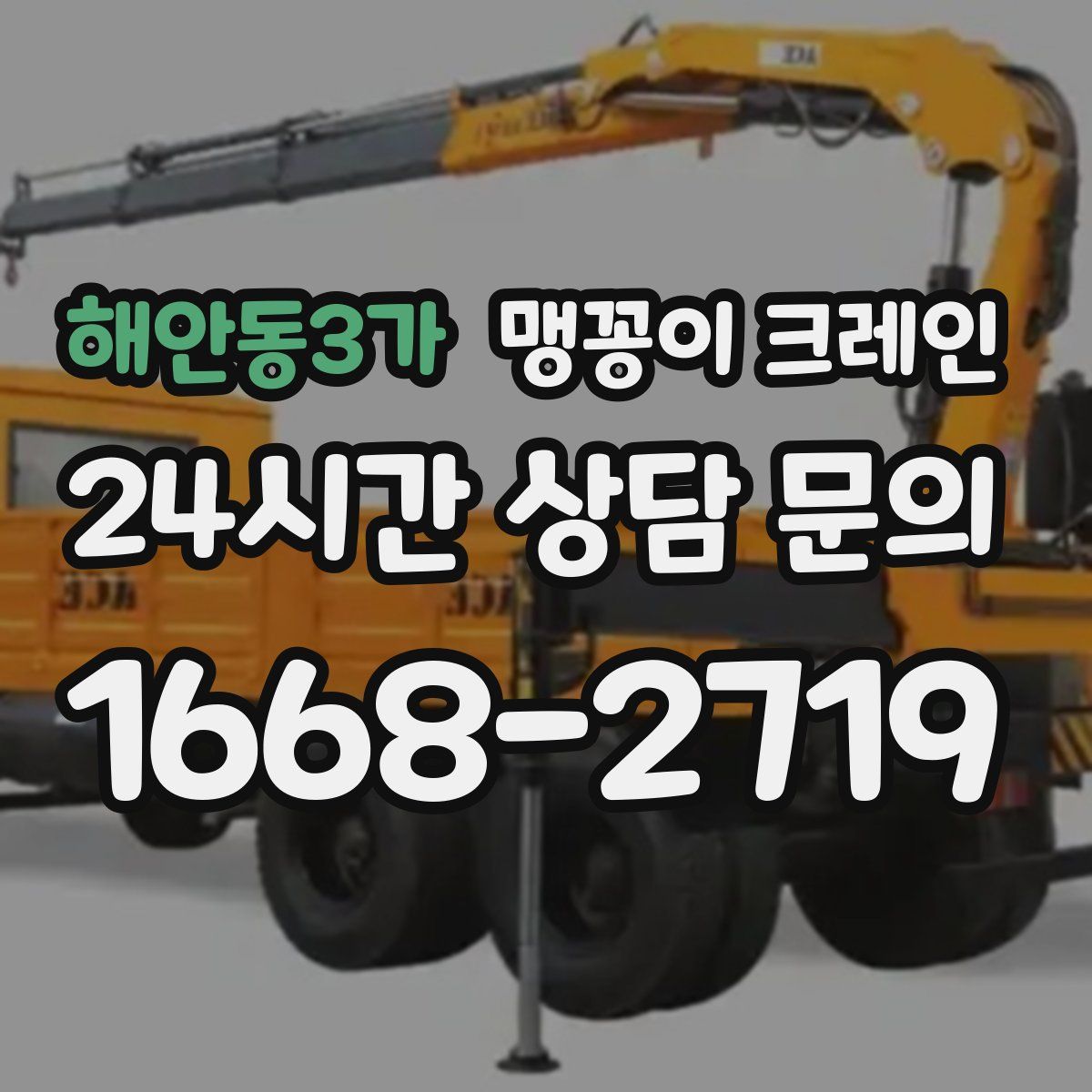 해안동3가 맹꽁이 크레인
