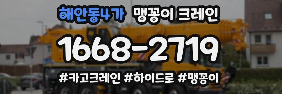 해안동4가 맹꽁이 크레인