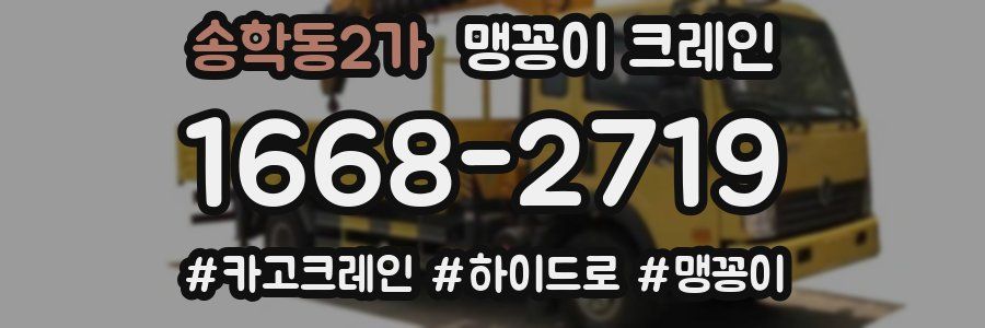 송학동2가 맹꽁이 크레인
