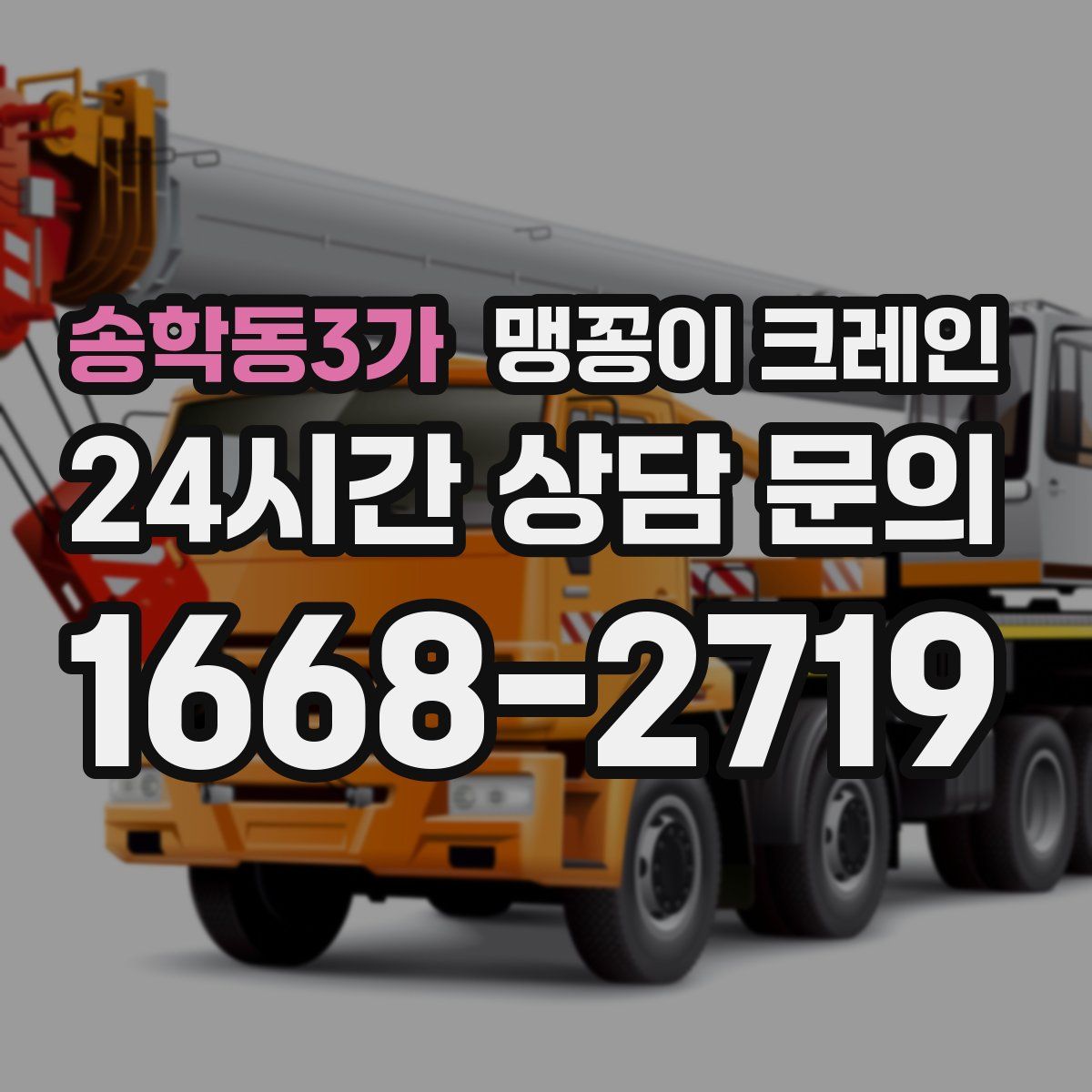 송학동3가 맹꽁이 크레인