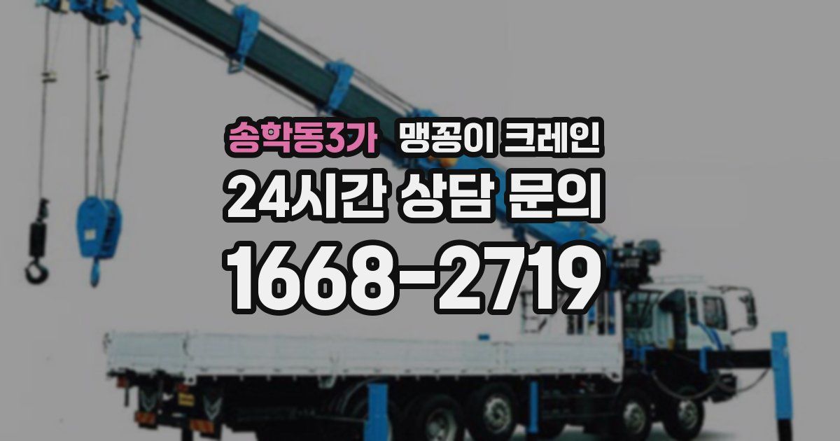 송학동3가 맹꽁이 크레인
