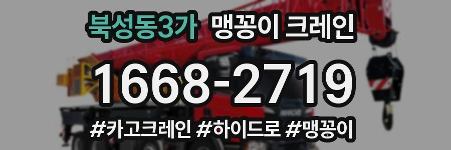 북성동3가 맹꽁이 크레인