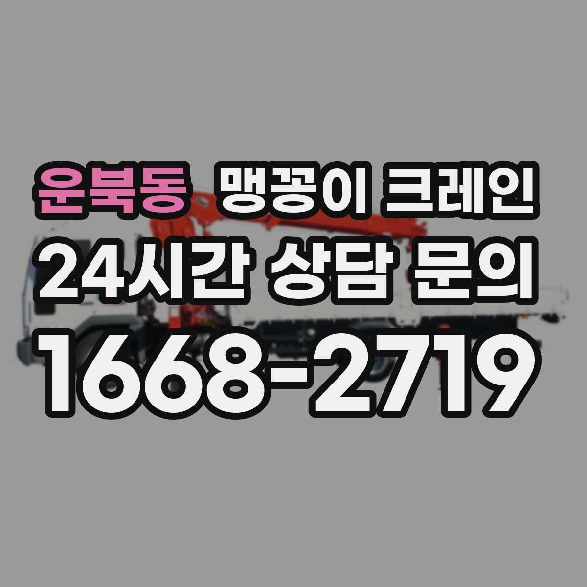 운북동 맹꽁이 크레인