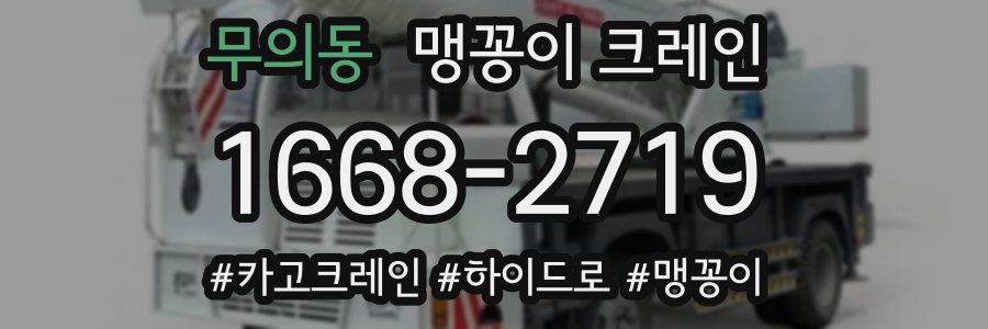 무의동 맹꽁이 크레인