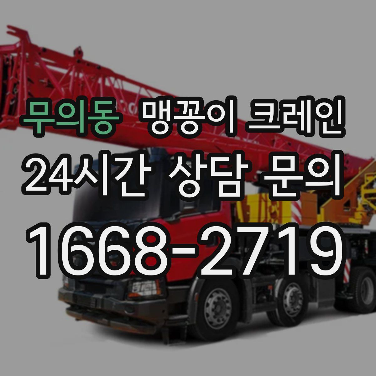 무의동 맹꽁이 크레인