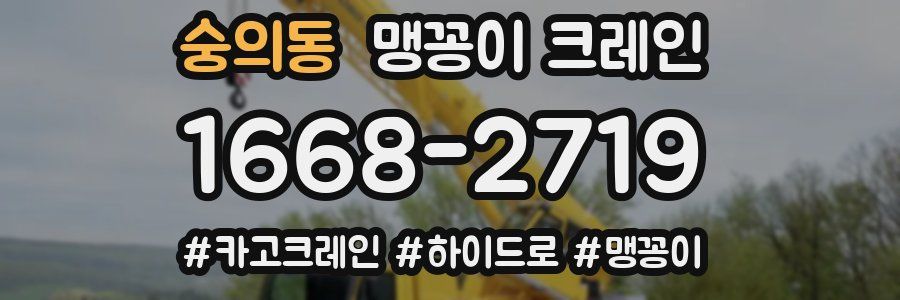 숭의동 맹꽁이 크레인