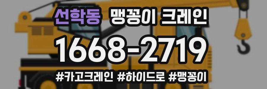 선학동 맹꽁이 크레인