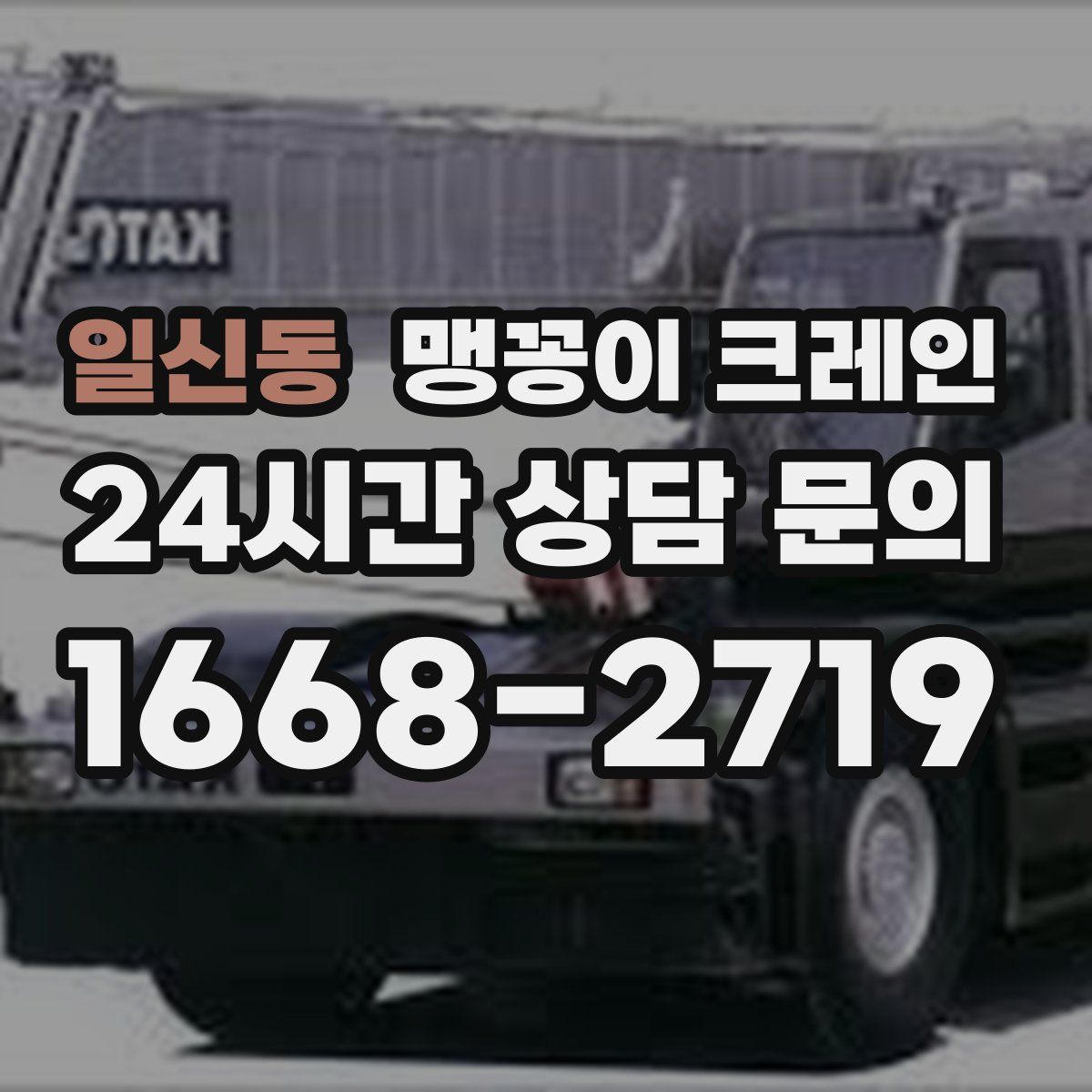 일신동 맹꽁이 크레인