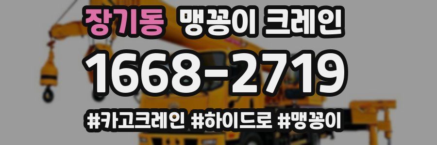 장기동 맹꽁이 크레인