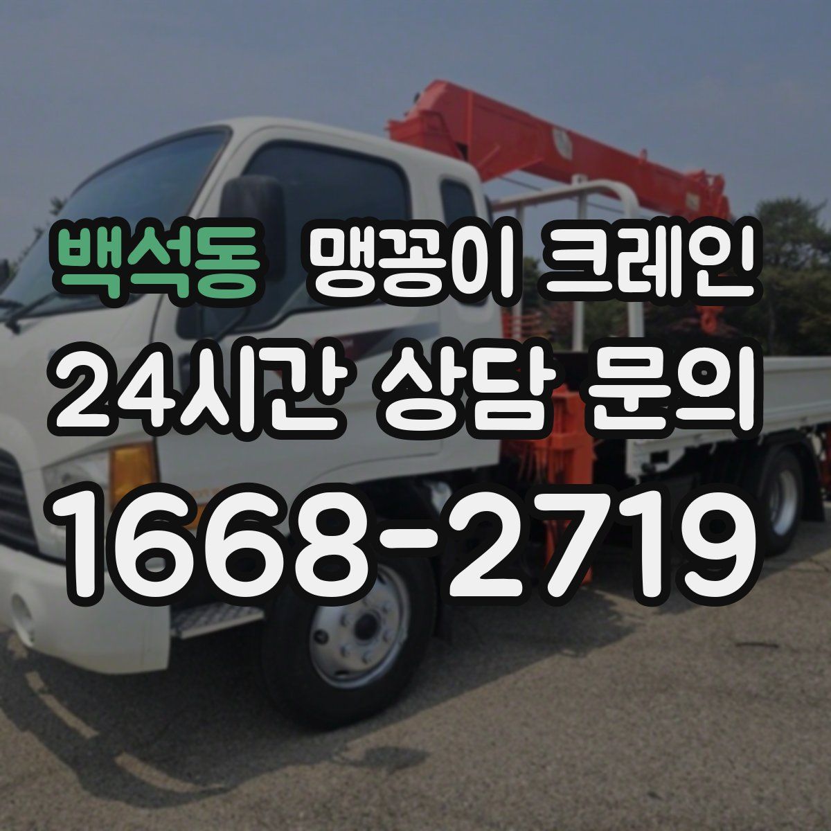 백석동 맹꽁이 크레인