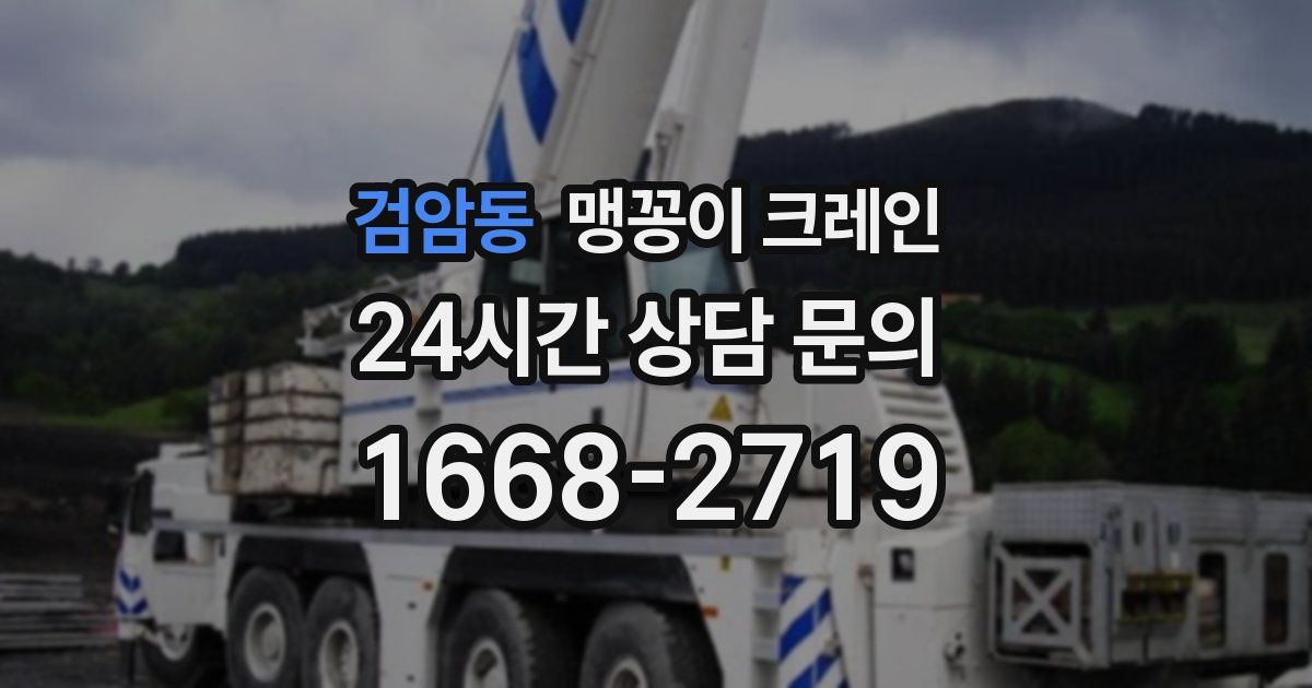 검암동 맹꽁이 크레인