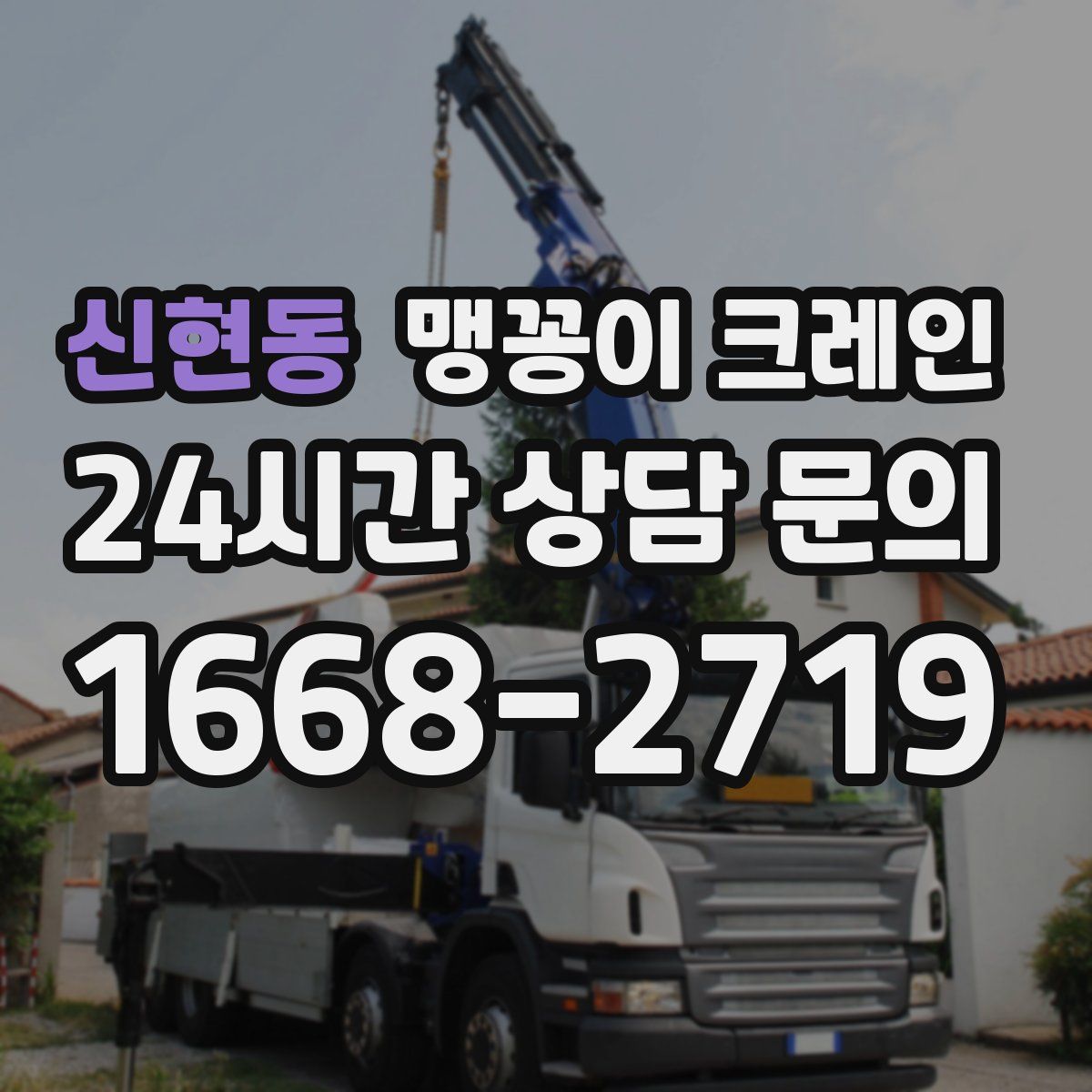 신현동 맹꽁이 크레인