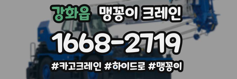 강화읍 맹꽁이 크레인