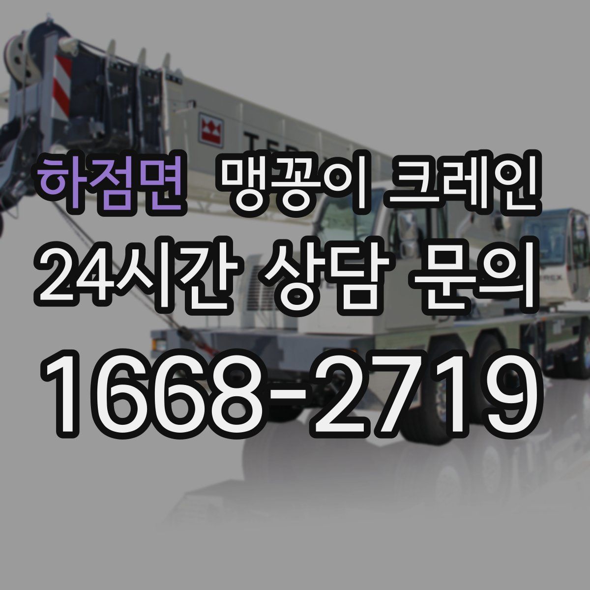 하점면 맹꽁이 크레인