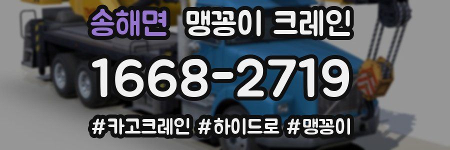 송해면 맹꽁이 크레인