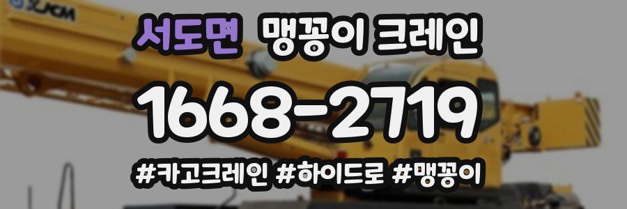 서도면 맹꽁이 크레인