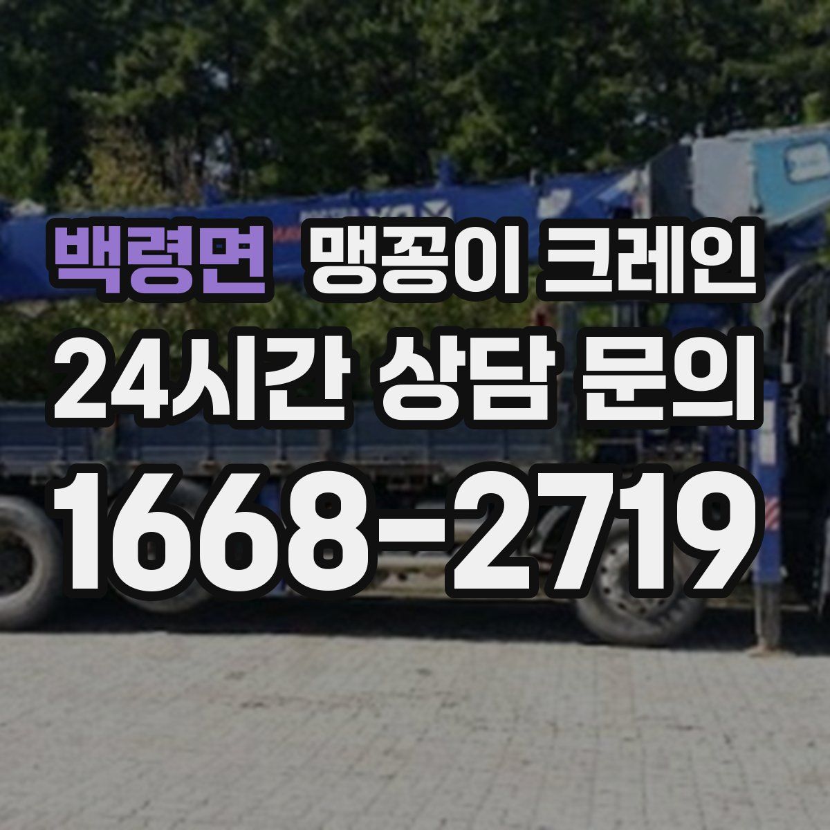 백령면 맹꽁이 크레인