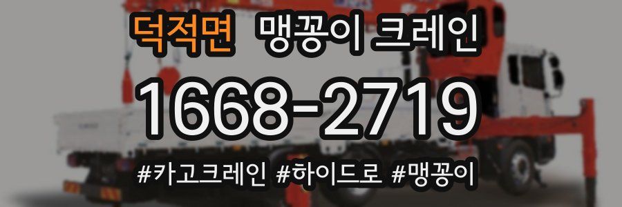 덕적면 맹꽁이 크레인