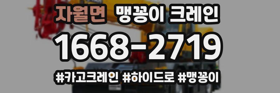 자월면 맹꽁이 크레인