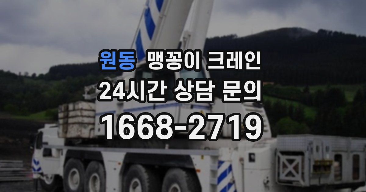 원동 맹꽁이 크레인