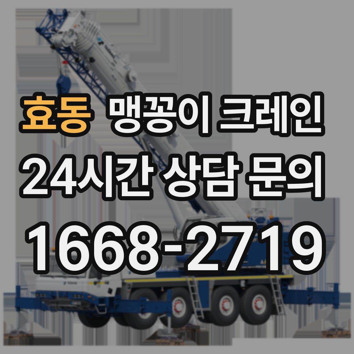 효동 맹꽁이 크레인