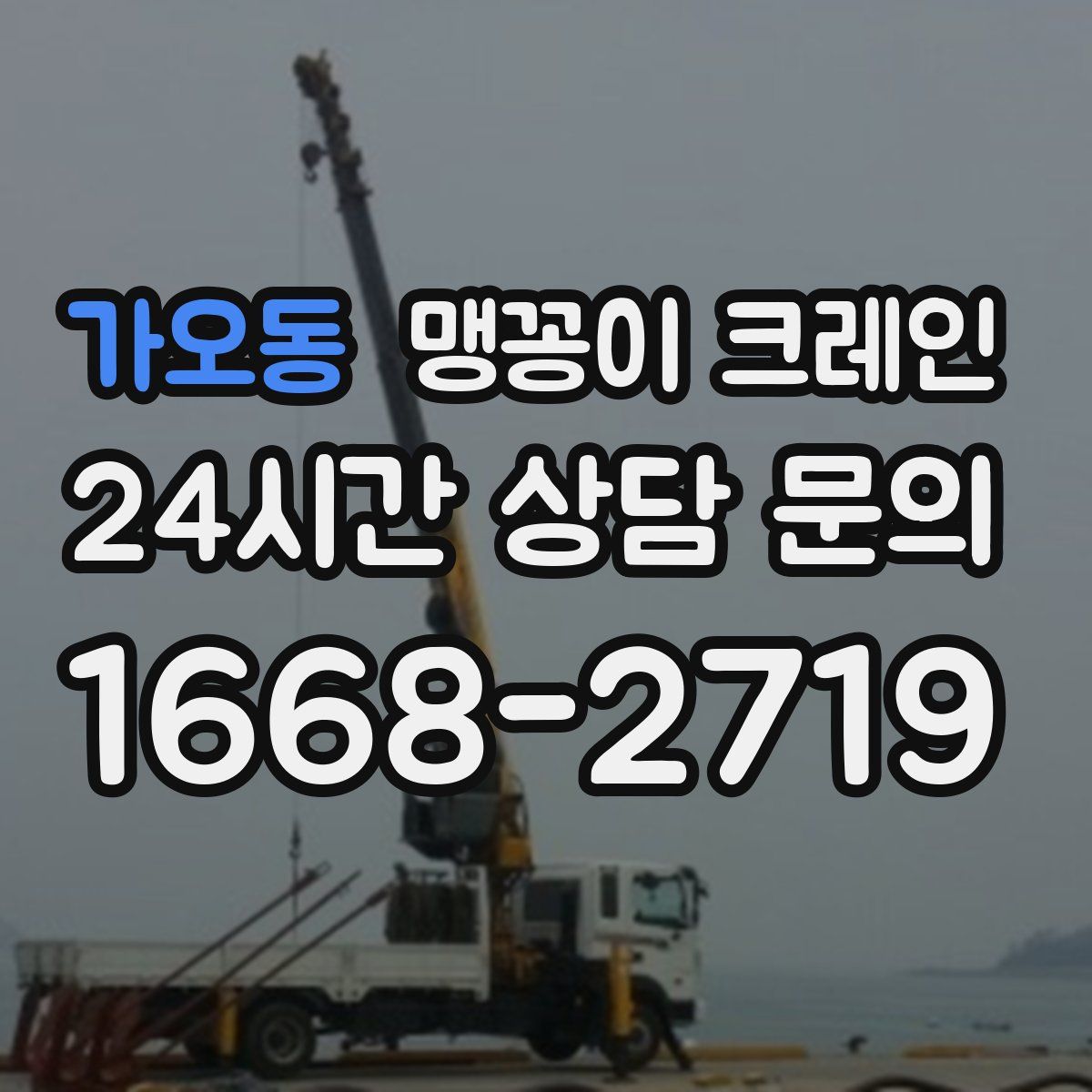 가오동 맹꽁이 크레인