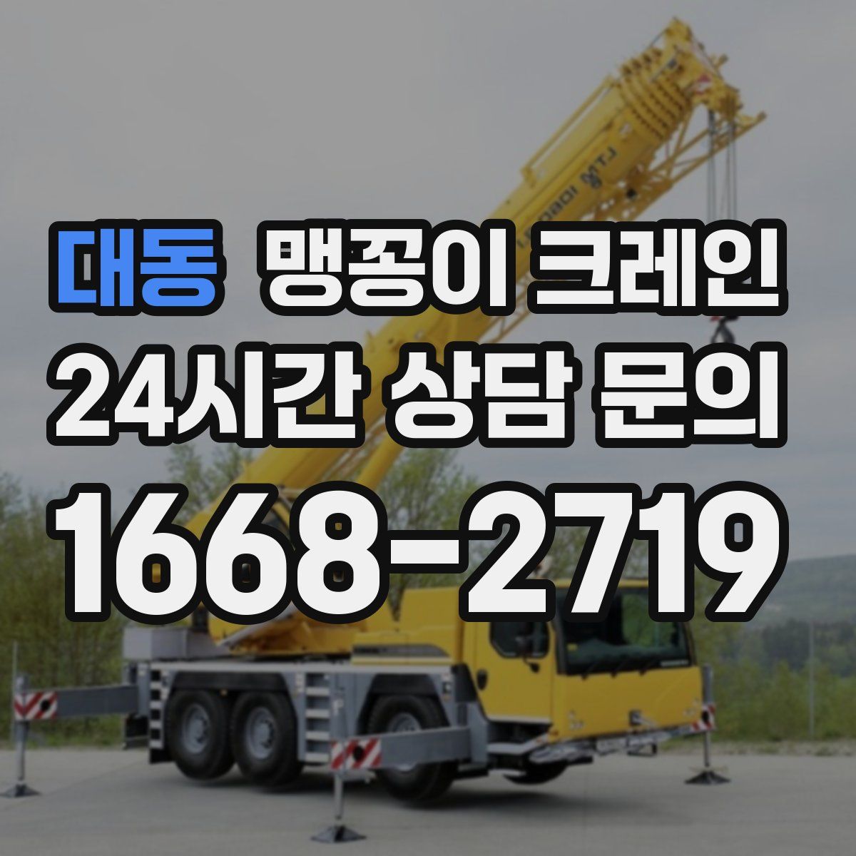 대동 맹꽁이 크레인