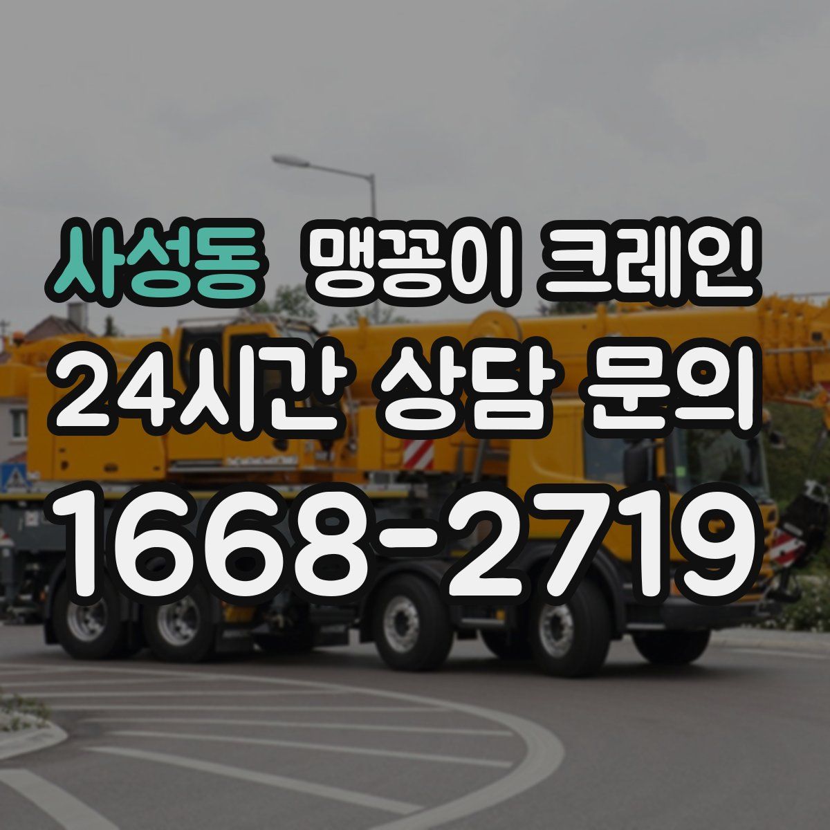 사성동 맹꽁이 크레인