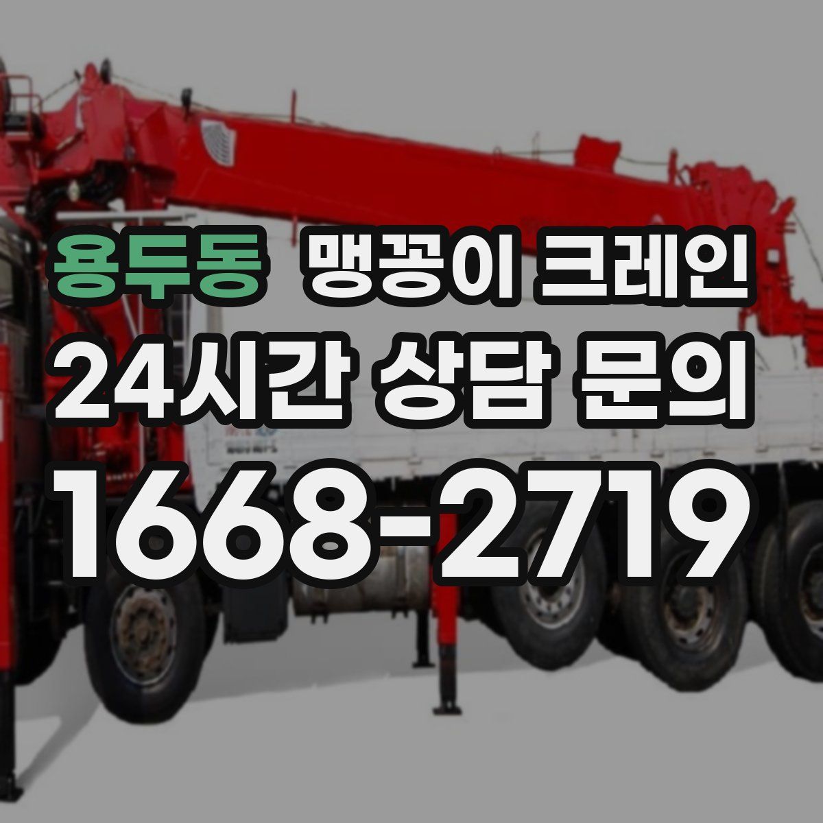 용두동 맹꽁이 크레인