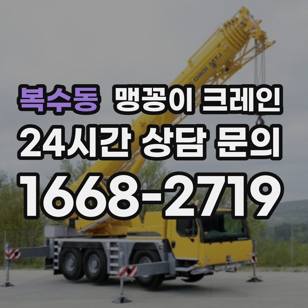 복수동 맹꽁이 크레인