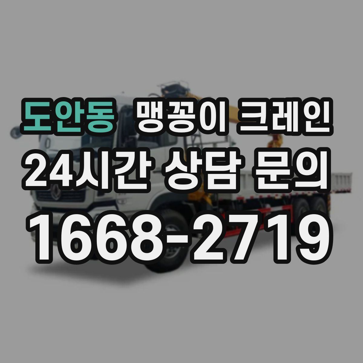 도안동 맹꽁이 크레인